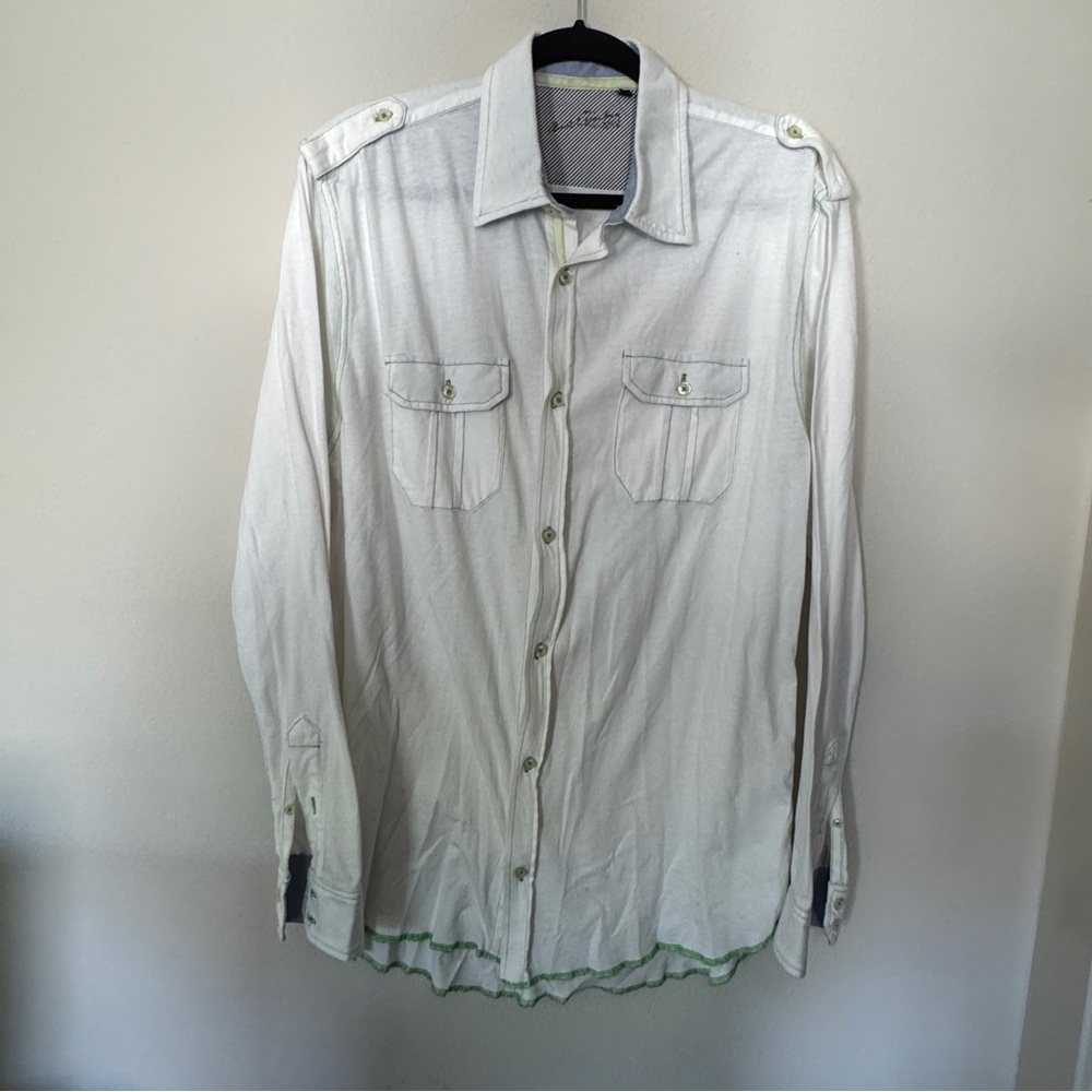 White Button-Up Shirt